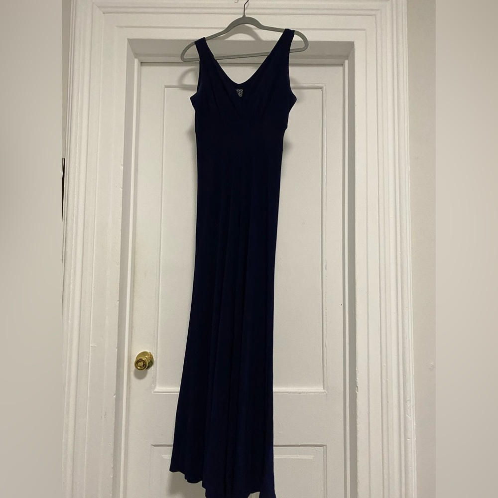 Ciara Sun Woo Navy Wide Leg Jumpsuit